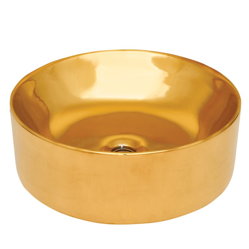 Umywalka nablatowa Invena Keto złota 1 szt.