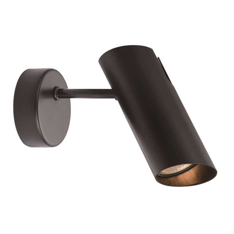 Kinkiet ścienny Light Prestige Futuro czarny 1 x GU10 x 35W IP20 wym: 9 x 9 x 20,5 cm - 1 szt.