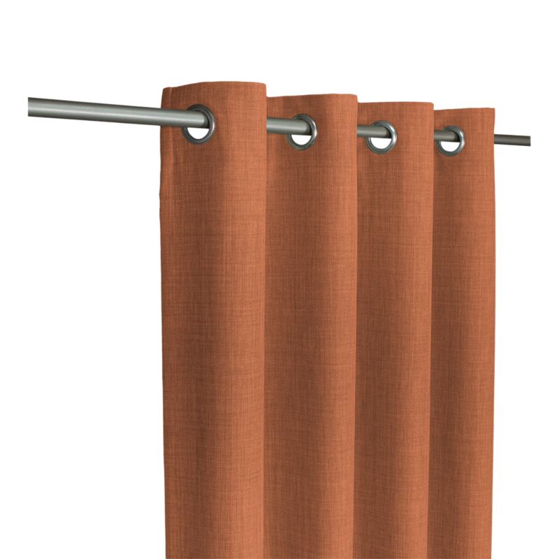 Zasłona GoodHome zaciemniająca Nvan 140 x 260 cm terakota