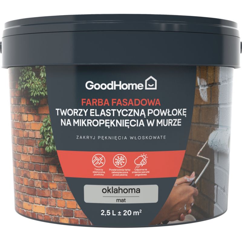 Farba fasadowa GoodHome na mikropęknięcia oklahoma 2,5 l