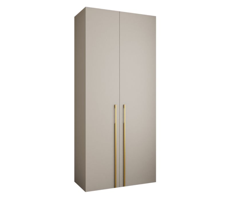 Szafa uchylna Garderoba COMO 3 110 (kaszmir/złoty)