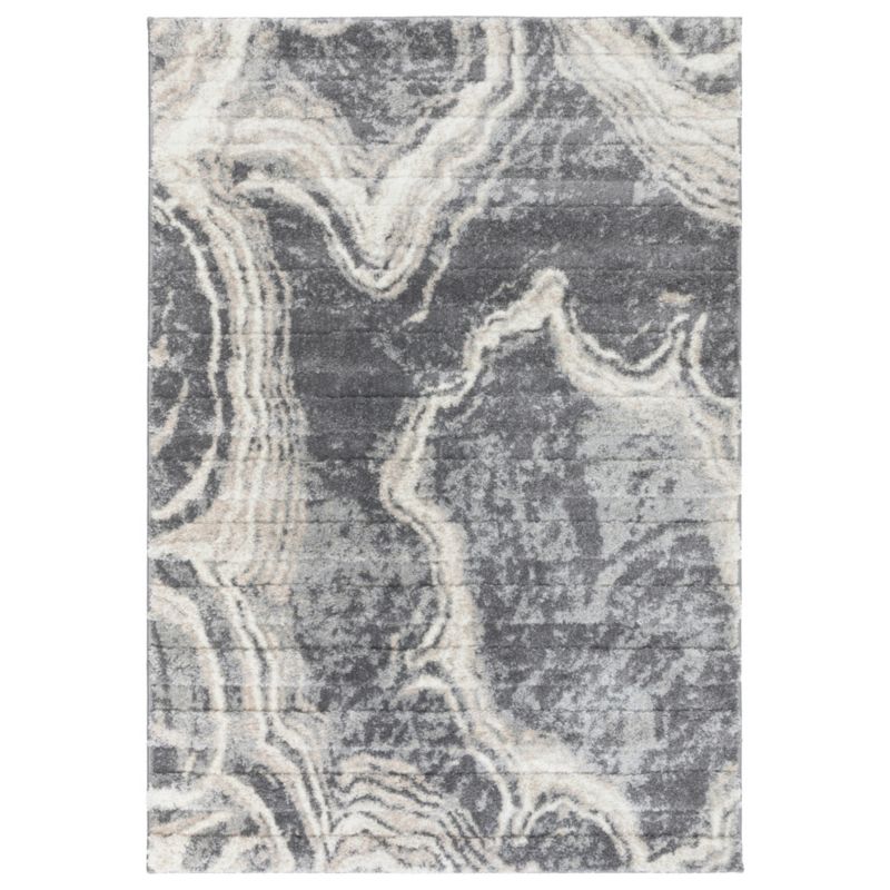 Dywan Shaggy Mono 200x300 cm e-floor marmur antracytowy 1 szt