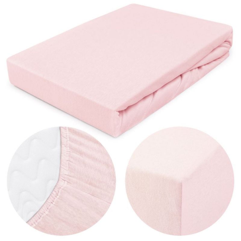 Prześcieradło jersey z gumką Darymex 200x220 kolor Róż kwarcowy 1 szt.