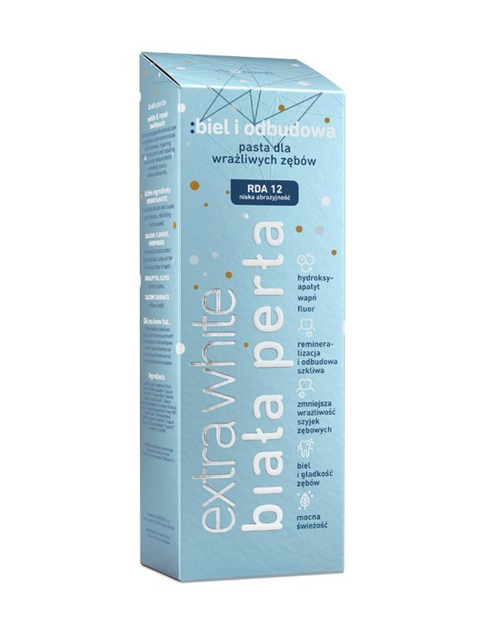 Biała Perła Wybielająca pasta do zębów Biel i Odbudowa 75 ml