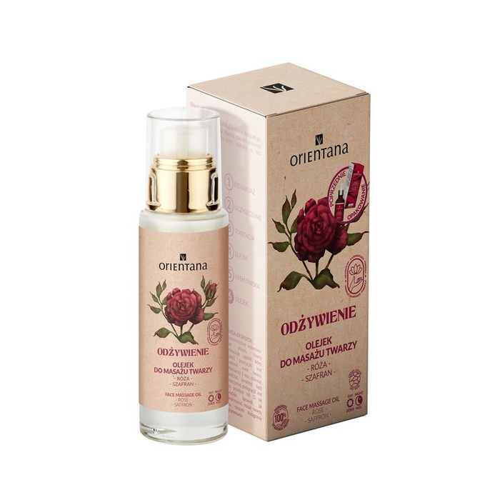 Orientana Olejek do twarzy Róża Japońska i Szafran
