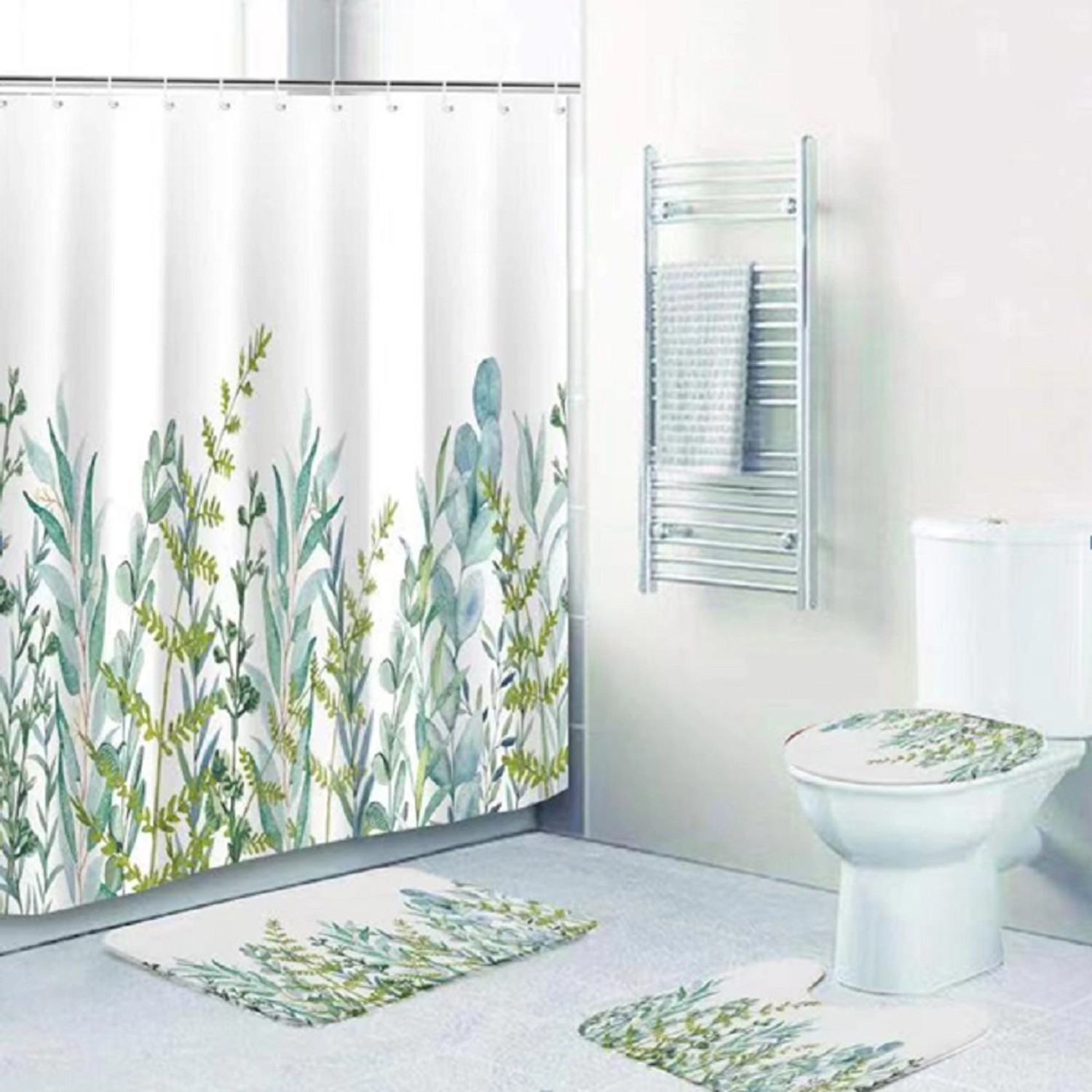 Zasłonka prysznicowa Łąka, 180x200