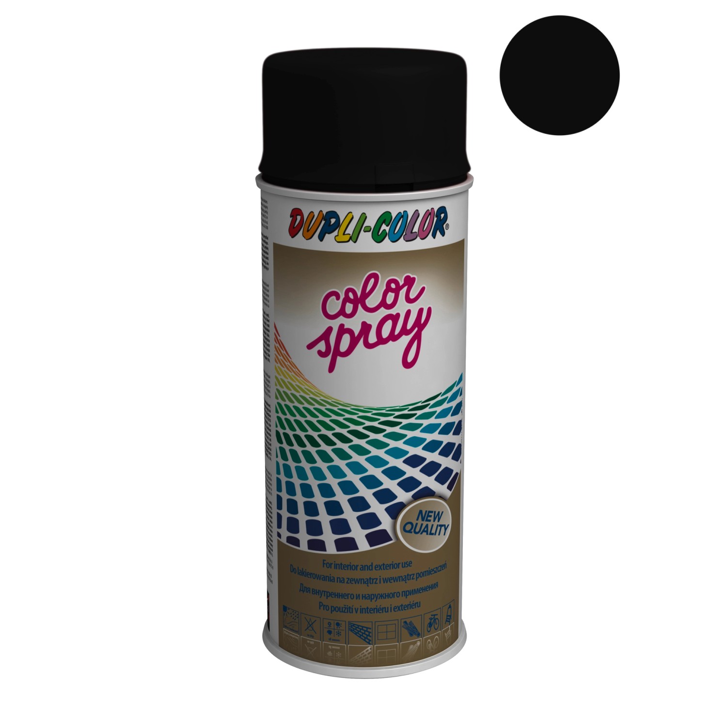 Dupli-Color Lakier ColorSpray czarny matowy 400 ml