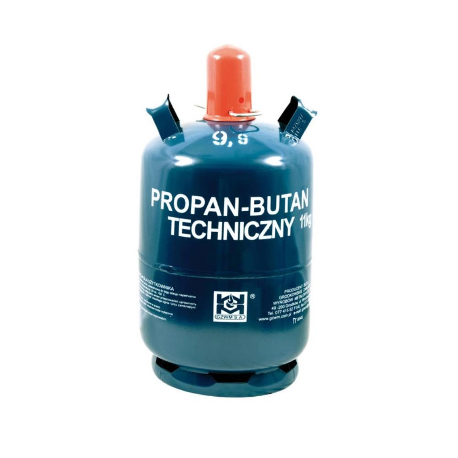 Butla stalowa na gaz BDU-11 - pusta