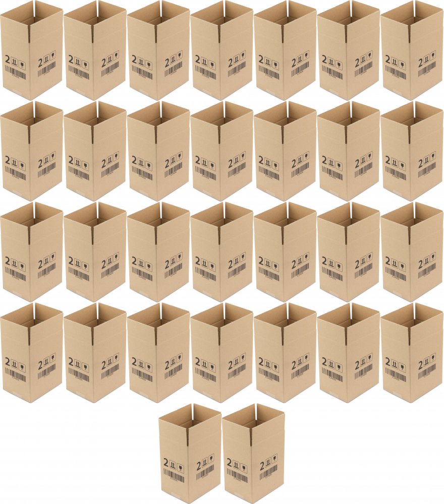 50x Karton klapowy Ofix Economy, 200x150x250mm, brązowy