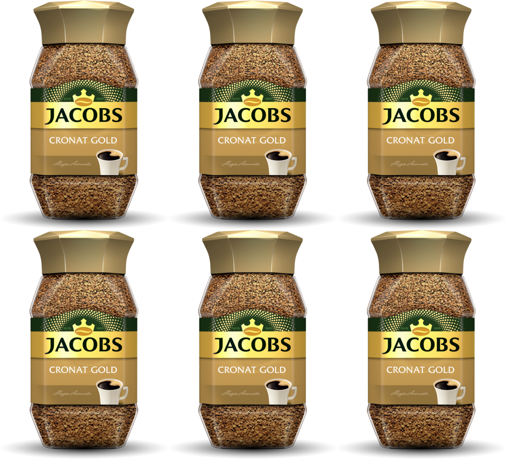 6x Kawa rozpuszczalna Jacobs Cronat Gold, 100g