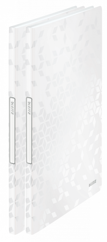 2x Album ofertowy Leitz Wow, A4, 20 koszulek, biały