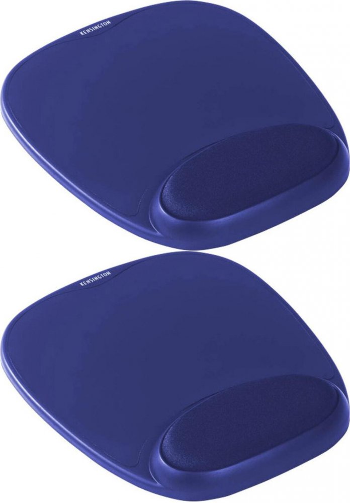2x Podkładka pod mysz i nadgarstek Kensington, piankowa, niebieski