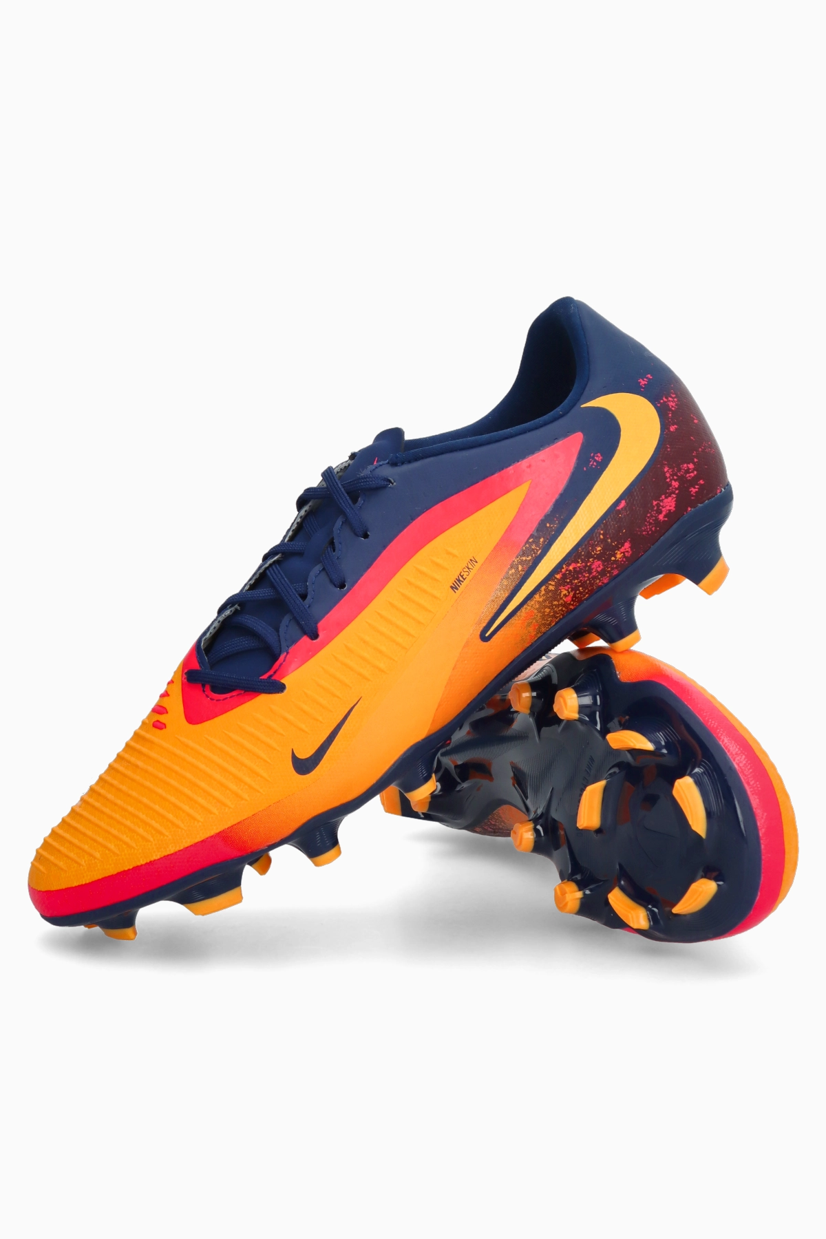 Korki Nike Phantom 6 Low Academy Erling Haaland FG/MG - Pomarańczowy