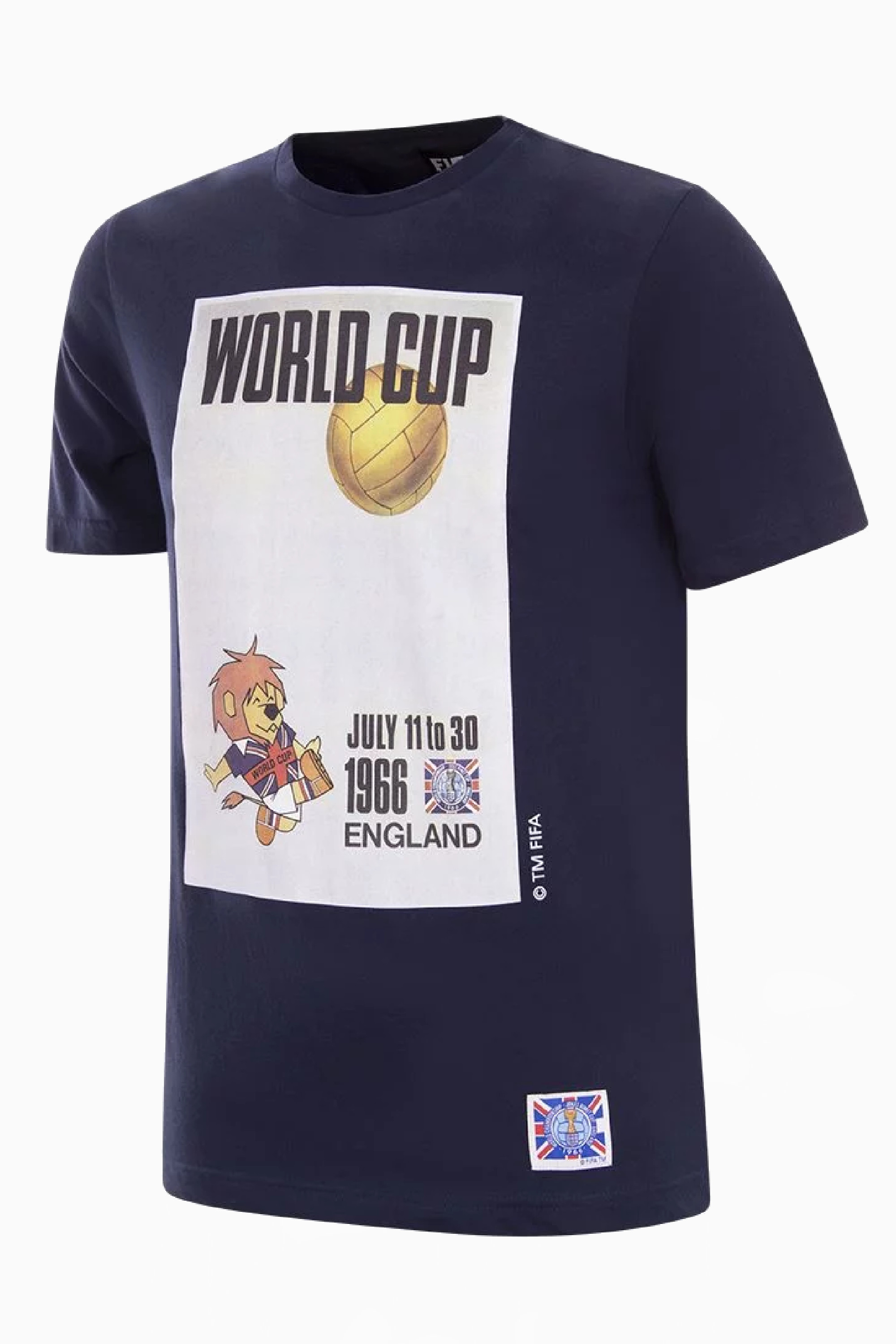 Koszulka Retro COPA England 1966 World Cup - Granatowy
