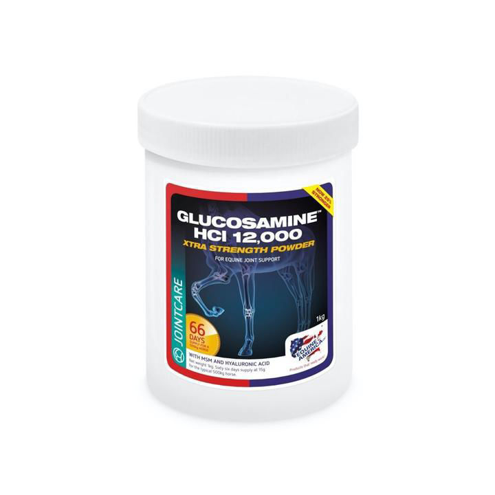Equine America Equine America Glucosamine HCl 12,000 1kg, suplement na stawy 24h