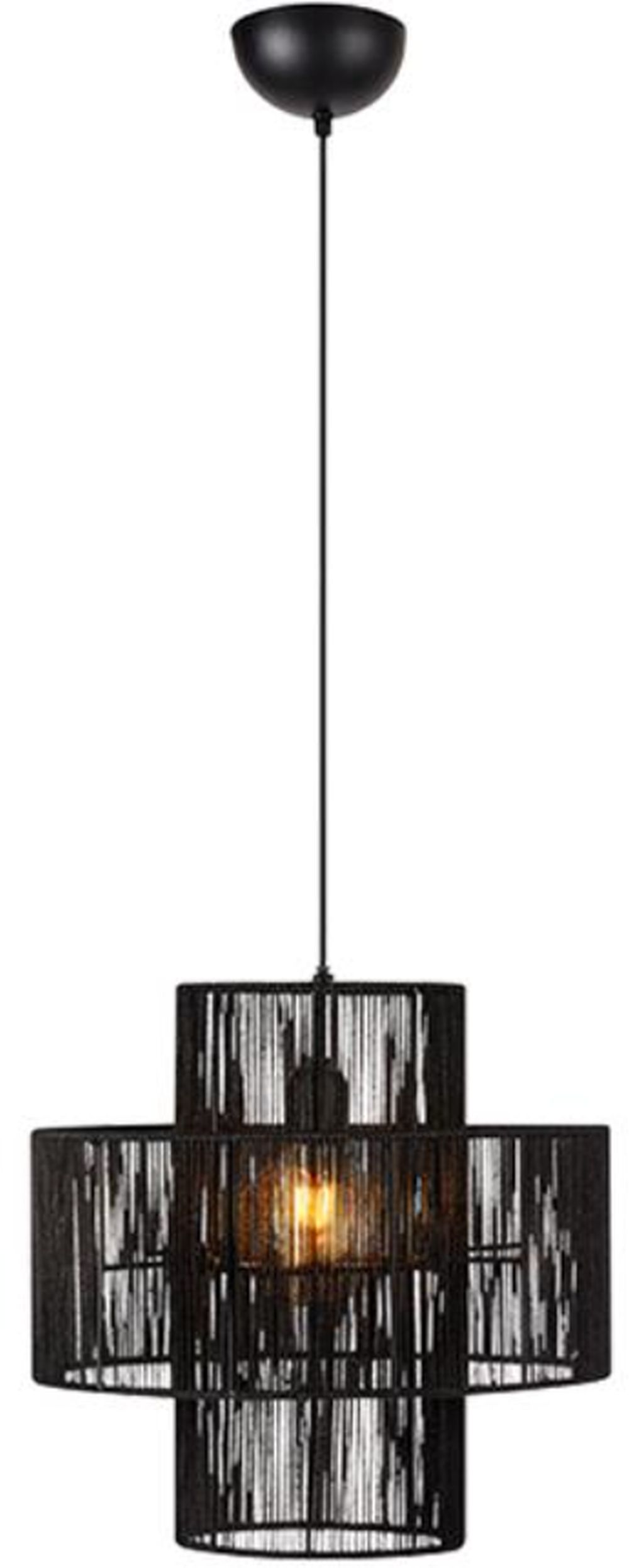 Markslöjd Soga lampa wisząca 1x40W czarna 108766