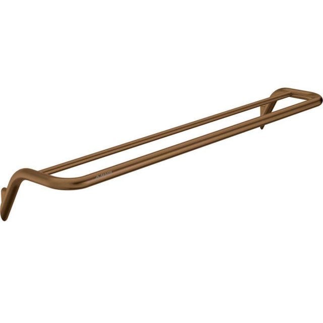 DEANTE Wieszak na ręcznik podwójny SILIA brąz szczotkowany ścienny AD