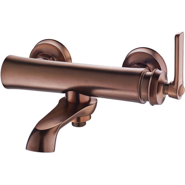 OMNIRES Bateria wannowa ARMANCE ścienna miedź antyczna szczotkowana A