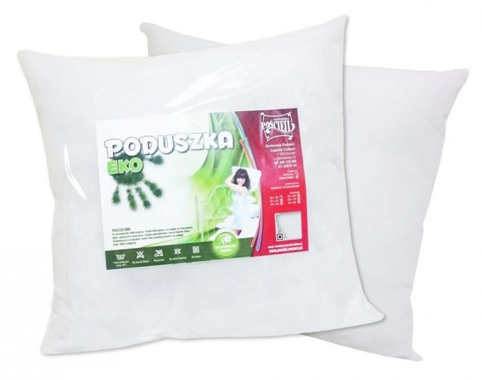 Poduszka biała, wkład, wsad do poduszki 40x40 cm – I gatunek