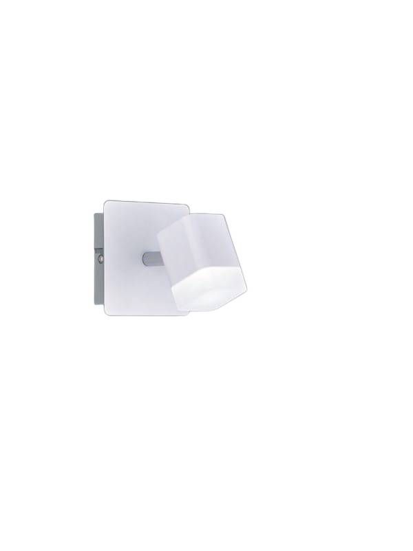 Lampa wisząca RL Roubaix biała chromowana wym: 11,5 x 10 x 10 cm wbudowany LED 4W 1 szt.
