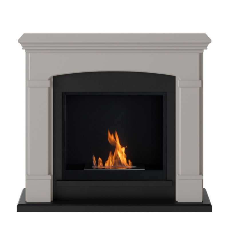 Biokominek portalowy z MDF TAGU Helmi kremowy lakierowany - 1 szt