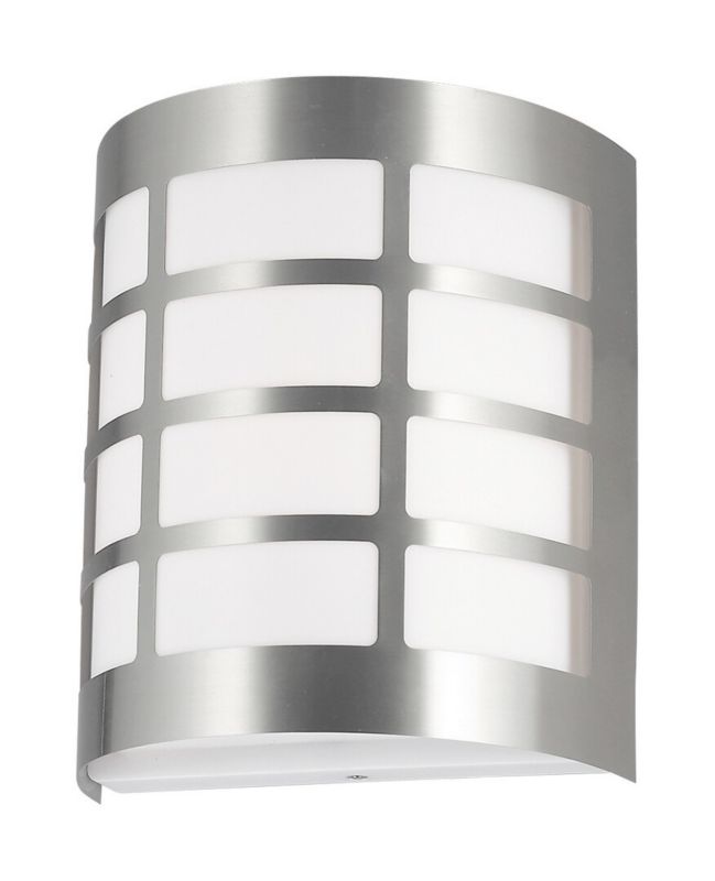 Kinkiet ścienny zewnętrzny Rabalux Sevilla chrom satyna 1 x E27 x 11W IP44 wym: 21 x 16,5 x 9 cm - 1 szt.