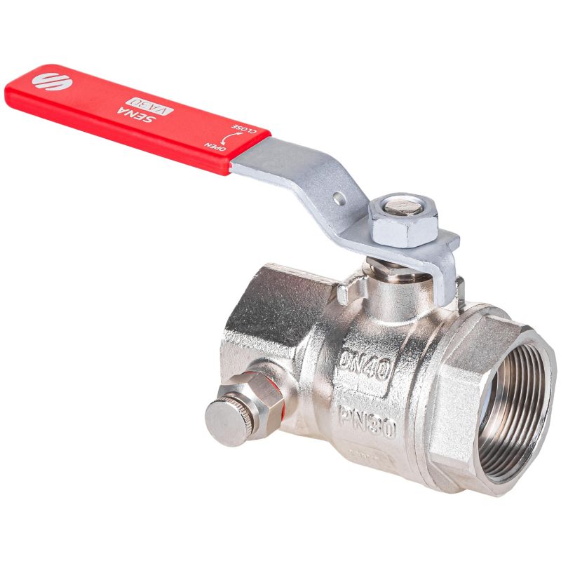 Zawór Arco kulowy SENA VA30 38.1 mm GW x 38.1 mm GW ze spustem i odpowietrznikiem, dźwignia 1 szt.