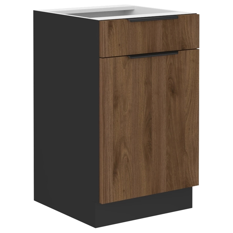 Dolna szafka kuchenna z szufladą 50 cm MARGARET orzech okapi