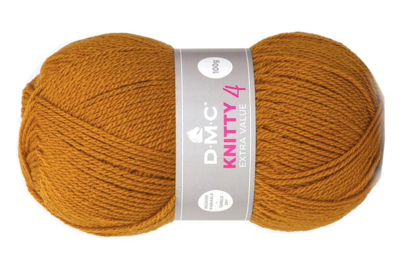 WŁÓCZKA DMC KNITTY 4 KOL. 766 / STARE ZŁOTO
