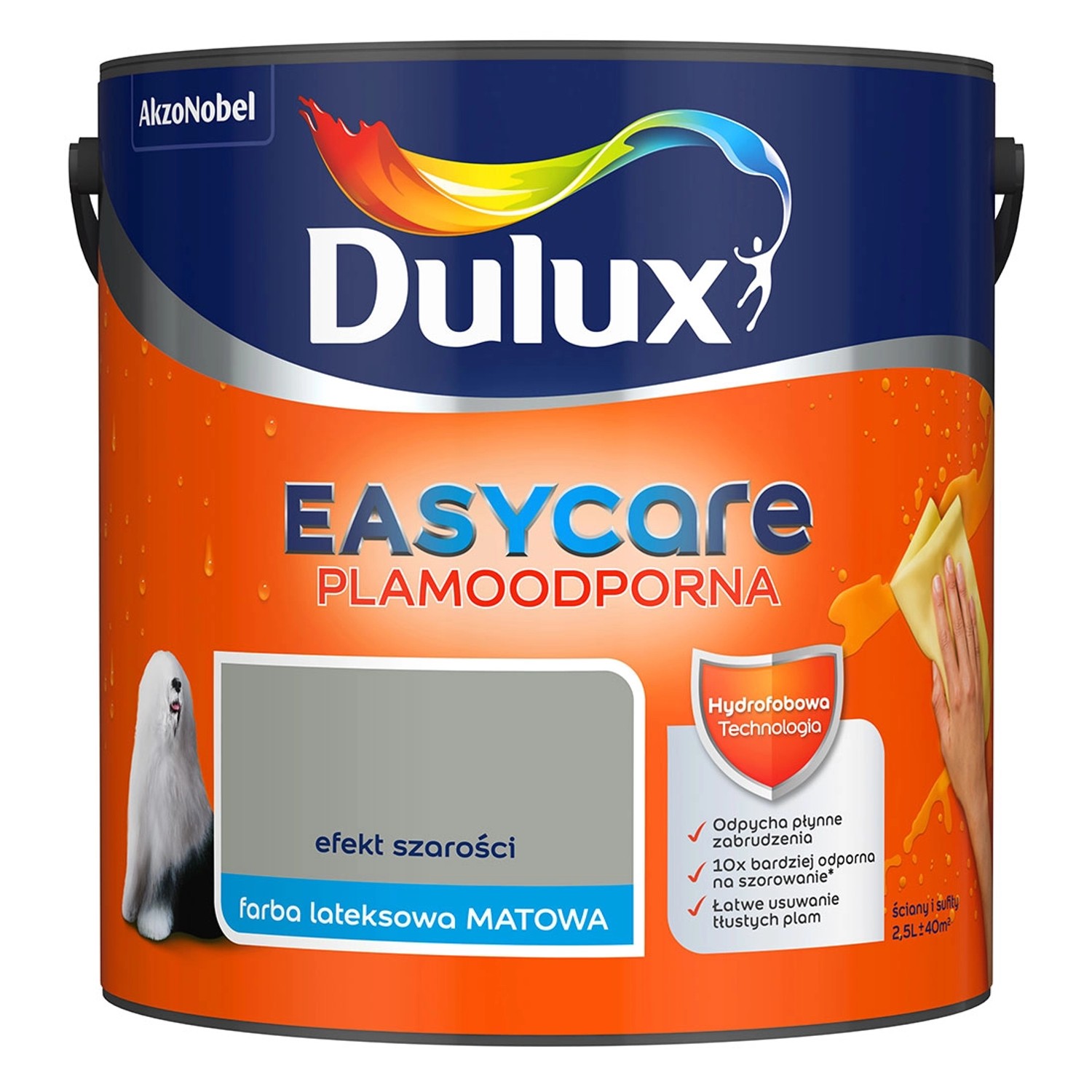Farba Dulux EasyCare efekt szarości 2,5 L