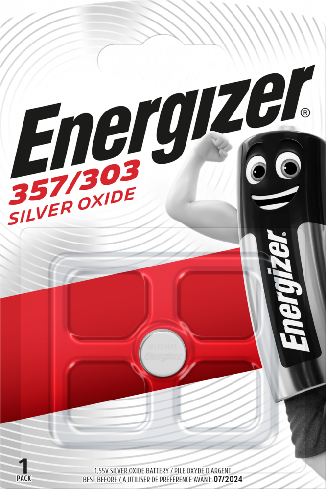 Bateria specjalistyczna Energizer, 357/303, SR44W, 1 sztuka