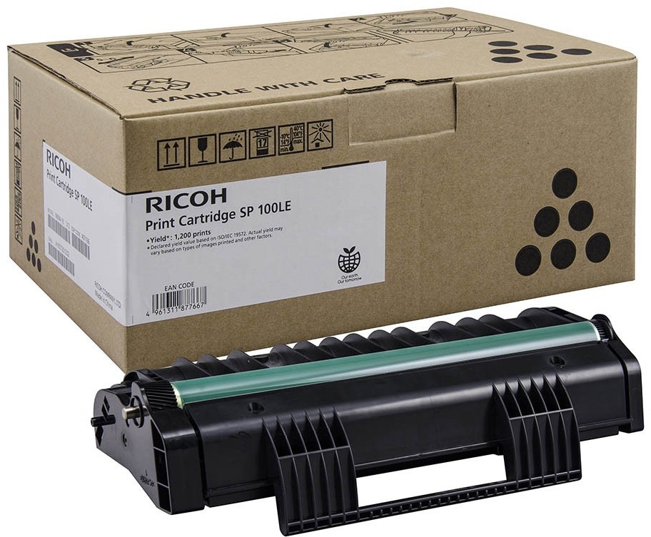 Toner Ricoh SP100 (407166), 1200 stron, black (czarny)