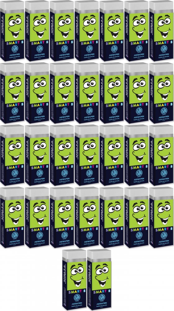 30x Gumka do ścierania Astra Astrapen Smart S, biały
