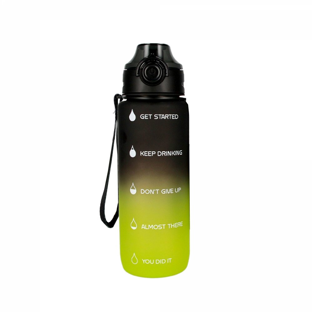 Bidon na wodę Starpak, 750ml, zielono-czary