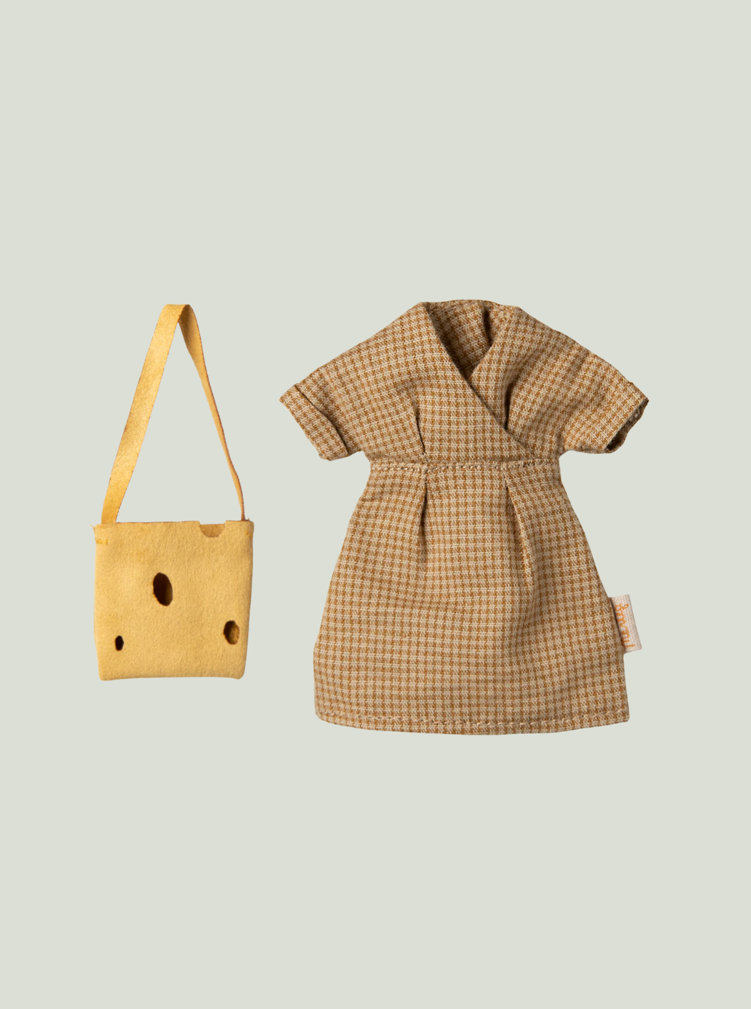 MAILEG Sukienka z torebką, zestaw ubranek dla mamy myszki 15 cm