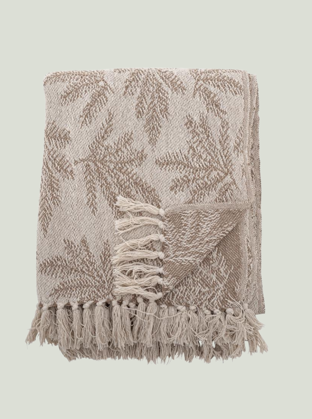 Narzuta Gabriela, Brązowa, Bawełna z Recyklingu Bloomingville