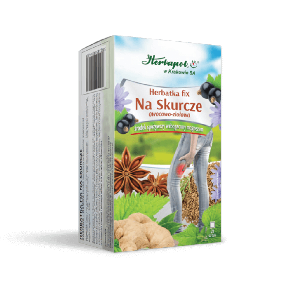 Herbapol kraków herbatka fix, na skurcze, 21 saszetek