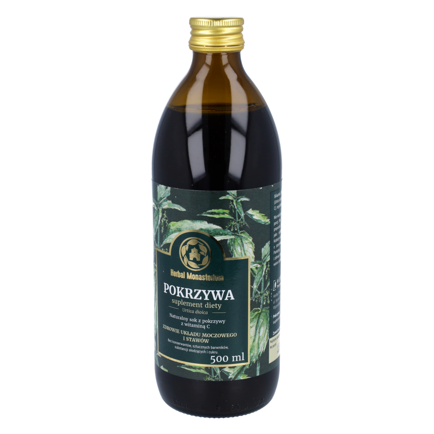 Herbal monasterium sok z pokrzywy, 500 ml