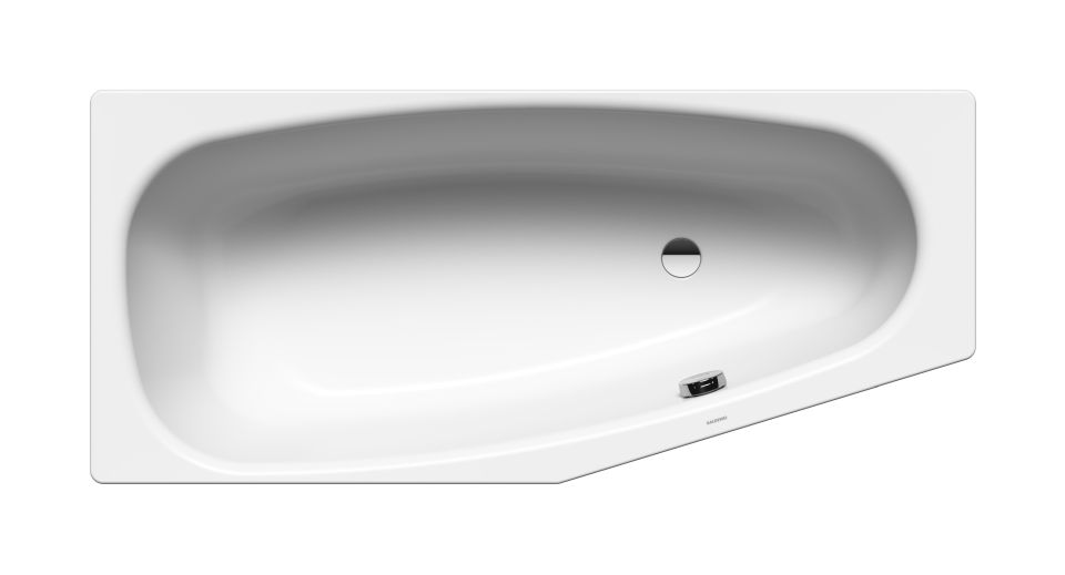 Kaldewei Mini wanna narożna 157x75/50 cm prawa z powierzchnią uszlachetnioną model 830 biała 224600013001