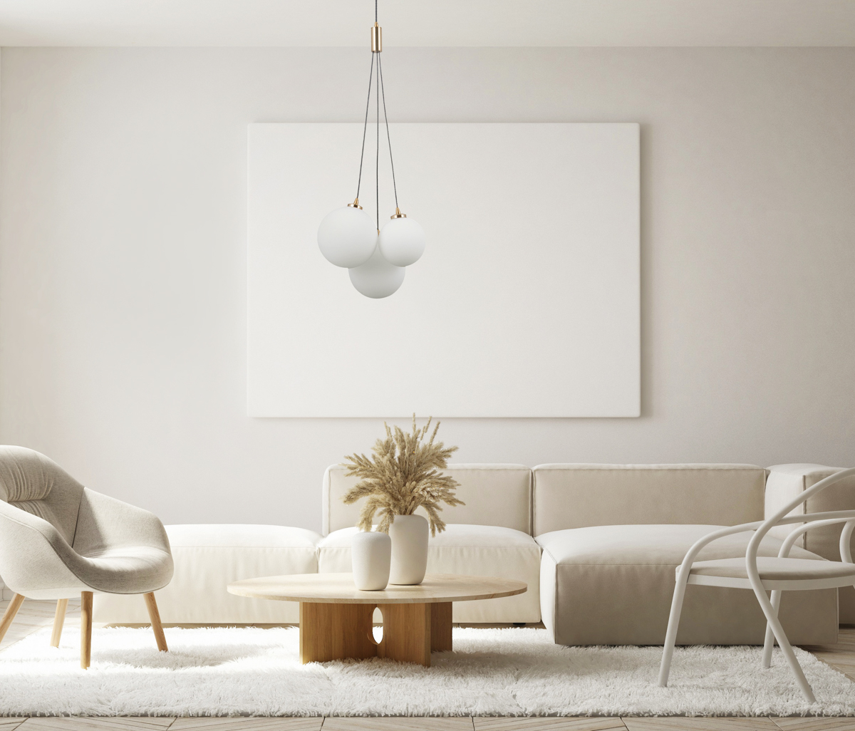 Italux Perlos lampa wisząca 3x5 W mosiądz PND-54456-3-HB