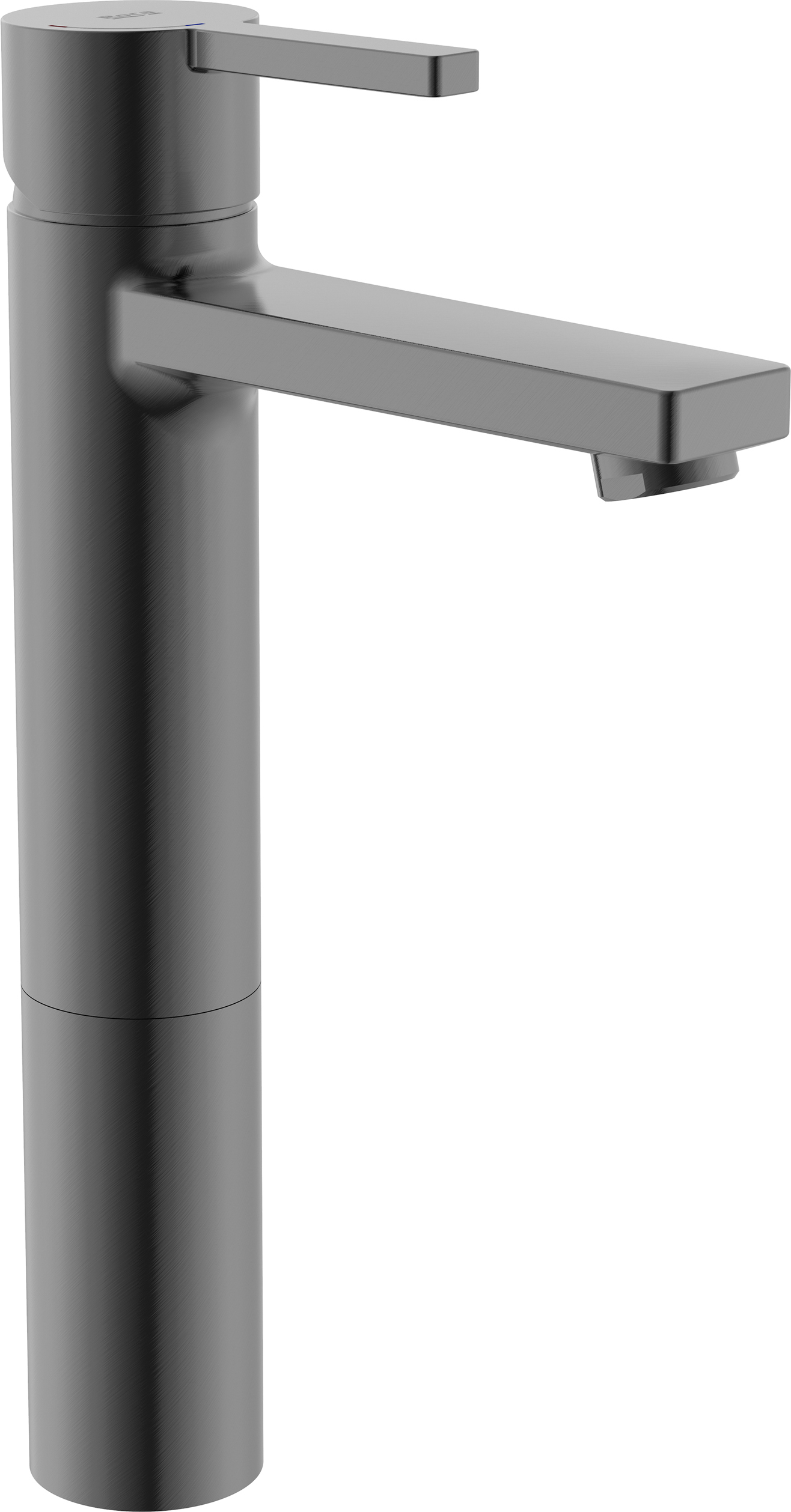 Roca Naia Black bateria umywalkowa stojąca czarna A5A3B96NM0