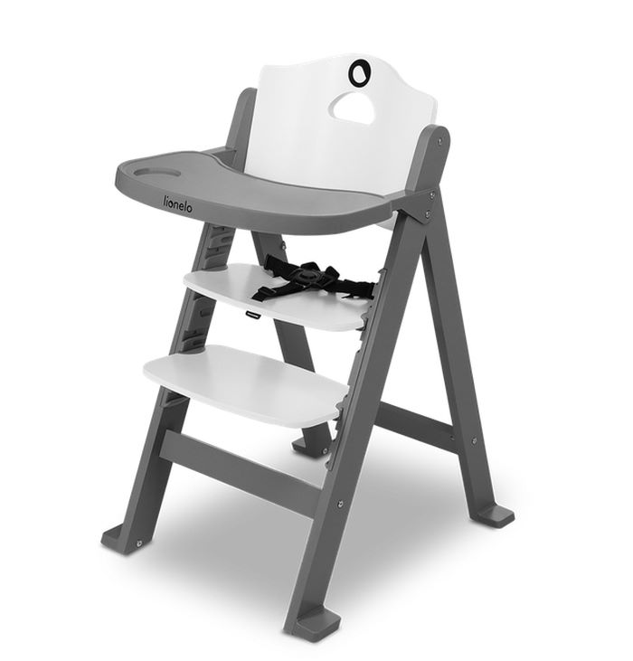 Lionelo Floris - krzesełko do karmienia-Grey Stone
