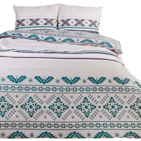 Pościel flanelowa, gruba FLANELA 160x200 wz. 31492/2 kolekcja FlaneLOVE