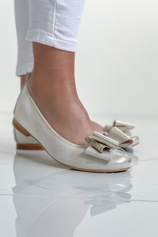 Baleriny damskie 92/61 Złoto