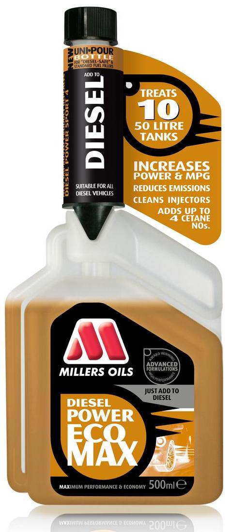 MILLERS OILS DIESEL POWER ECO MAX 500ML - Petrostar