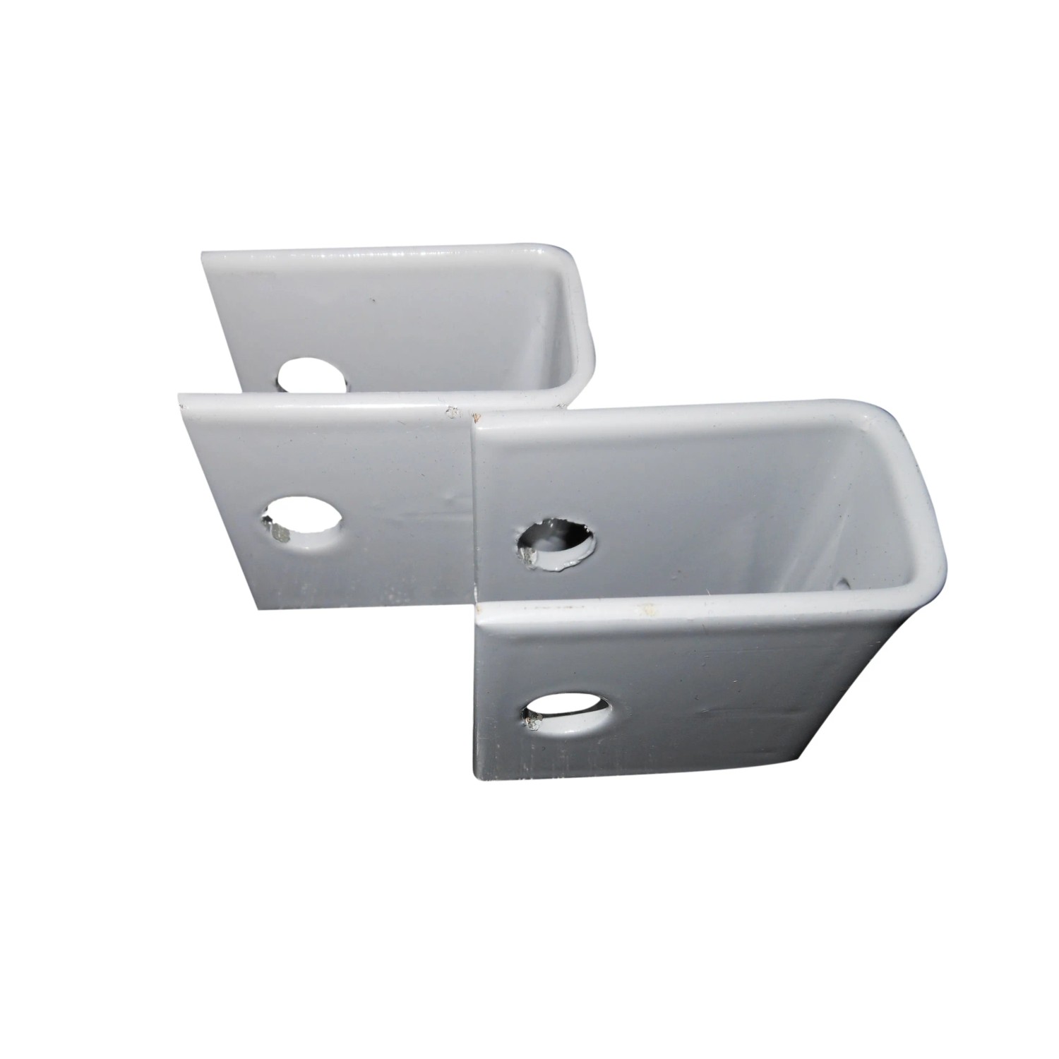 Uchwyt U ogrodzeniowy antacyt matowy - 1 szt.