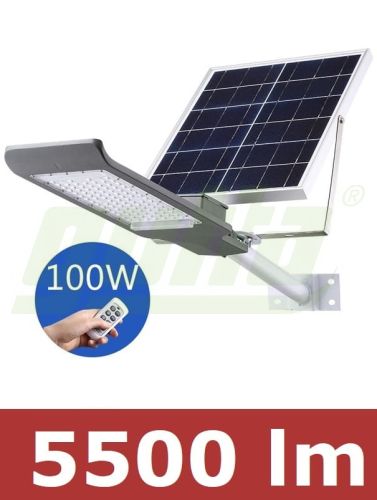 GUTTA LAMPA SOLARNA LED GLS-680 E (SZARA, 100 LED)
