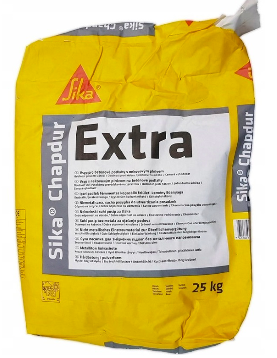 SUCHA POSYPKA DO POSADZEK BETONOWYCH SIKA CHAPDUR EXTRA 25KG