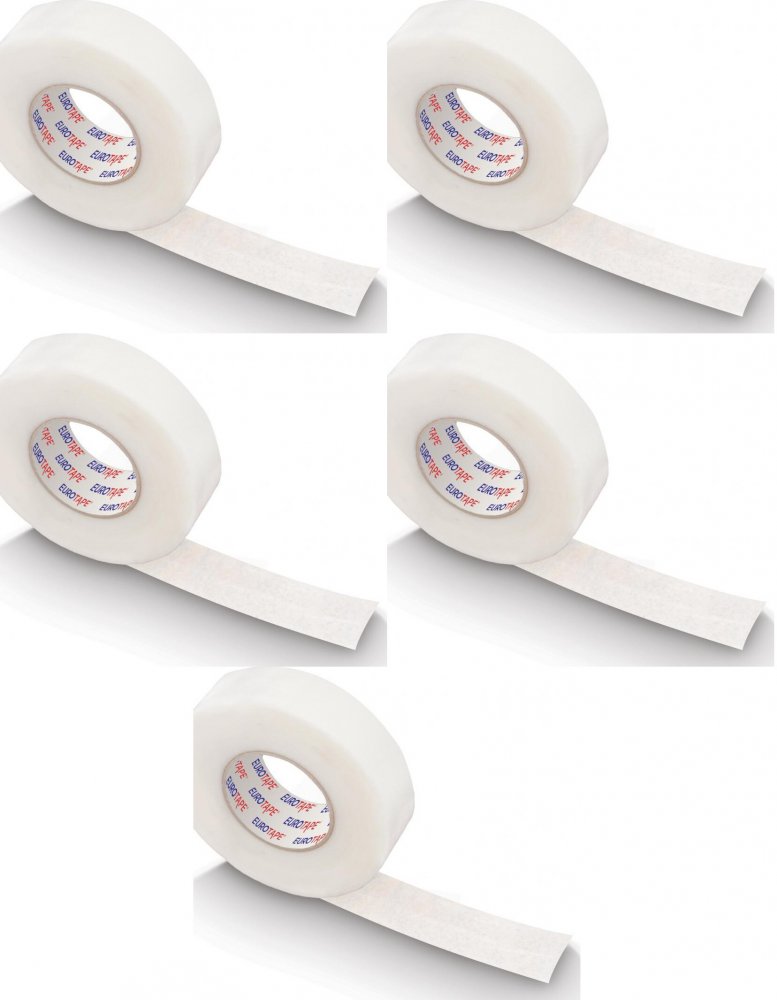 5x Taśma montażowa Dalpo, Euro-Tape, 19mm x 10m, biały