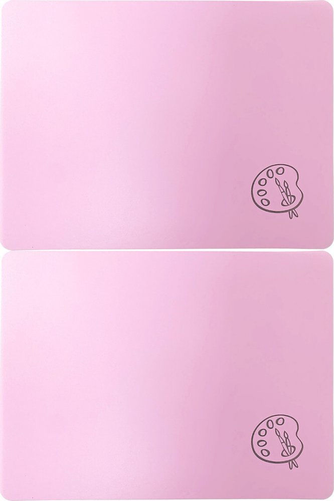 2x Podkładka do prac plastycznych Biurfol, A4, 280x380mm, pastelowy różowy